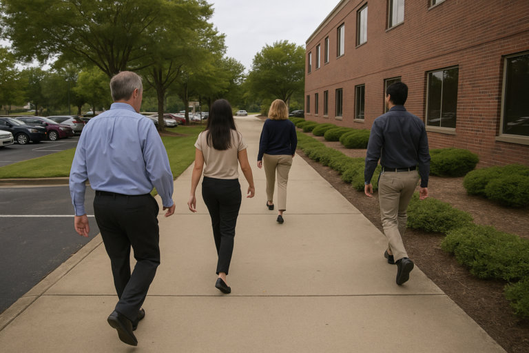 Walking Plan for Busy Adults in Greenville