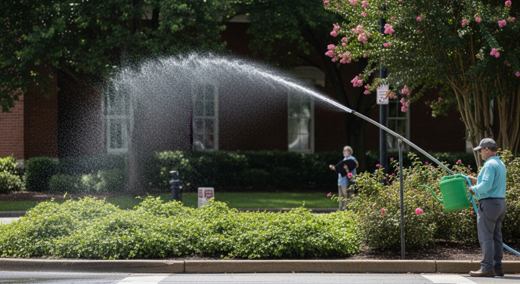 Greenville Gardeners Adapt to Summer Heat with Strategic Watering and Shade