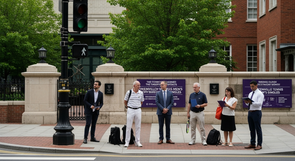 Greenville Tennis Enthusiasts Track Wimbledon Men’s Singles Progress