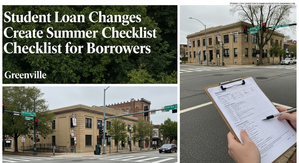 Student Loan Changes Create Summer Checklist for Borrowers in Greenville