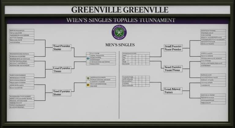 Wimbledon Men’s Singles Bracket Draws Interest in Greenville as Tournament Progresses
