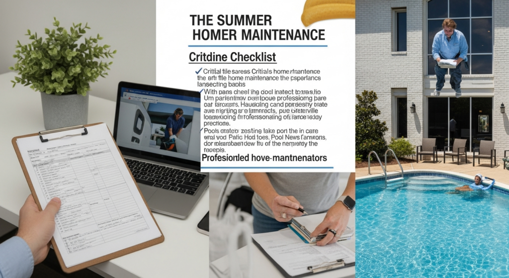 Greenville Homeowners Navigate Summer Maintenance Checklist