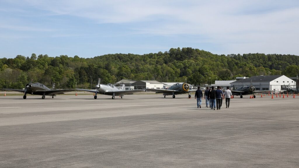 Scene for Warbird Weekend puts restored aircraft at Greenville Downtown Airport