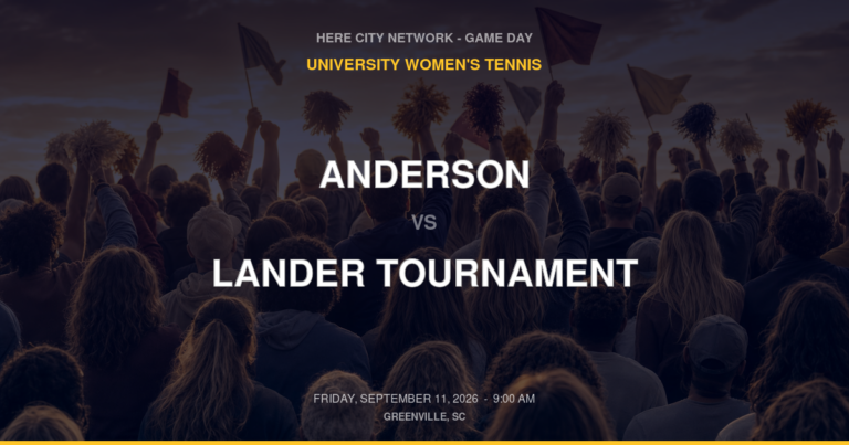 Anderson at Lander Tournament