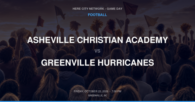 Asheville Christian Academy 20, Greenville Hurricanes 21