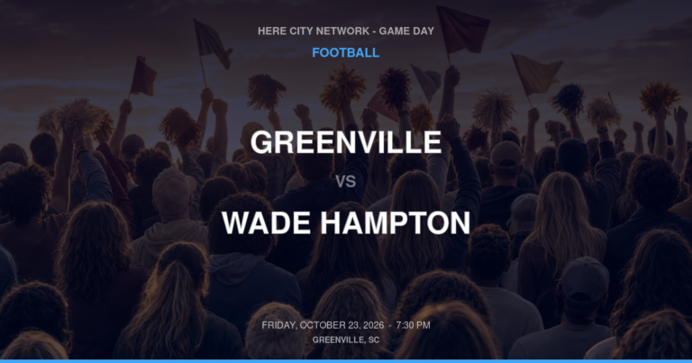 Greenville 55, Wade Hampton 0