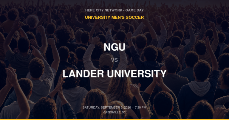 NGU vs. Lander University — University Men's Soccer Game Day — Greenville, SC — Sep 5, 2026