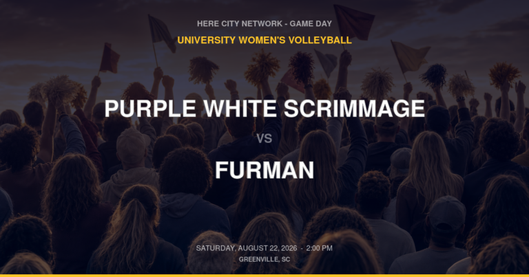 Purple White Scrimmage at Furman