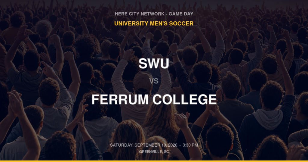SWU vs. Ferrum College — University Women's Soccer Game Day — Greenville, SC — Sep 19, 2026