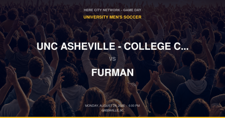 UNC Asheville - College Cup Banner Unveiling Ceremony at Furman