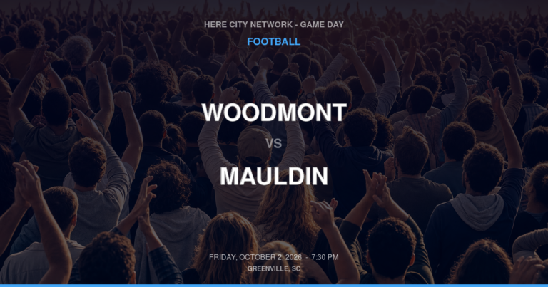 Woodmont vs. Mauldin — Football Game Day — Mauldin, SC — Oct 2, 2026